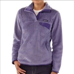 Patagonia Purple Re-Tool Snap-T Fleece Pullover